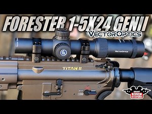 VISOR SHORT DOT VECTOR OPTICS FORESTER 1-5X24 GENII | Airsoft Review en Español