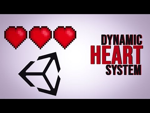Dynamic Heart System | Heart Health Bar |Unity Tutorial