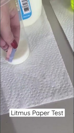 Litmus Paper Test of Milk🥛