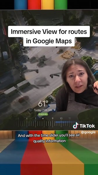From Street View ➡️ New Immersive View for routes in #GoogleMaps. #GoogleIO