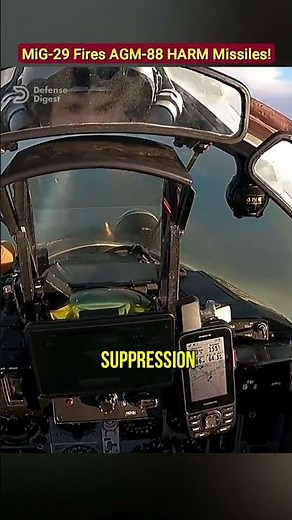 MiG 29 Launches HARM Missiles at Russian Radar!