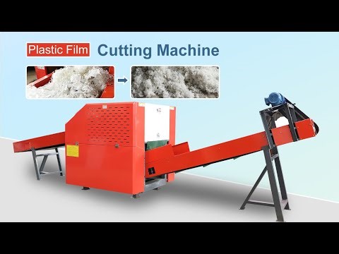 Cutting Plastic Film for Recycling with Soft Material Shredder Machine