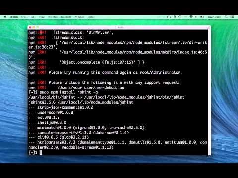 Installing npm packages globally
