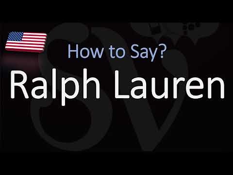 How to Pronounce Ralph Lauren? (CORRECTLY)