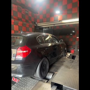 BMW 116D in for a dyno custom upgrade. Standard these vehicles see...