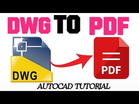How to Convert AutoCAD DWG to PDF | AutoCAD 2024/2025 Tutorial | Zedikas Electro