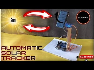 Homemade Solar Tracker with Arduino | DIY Sun Tracking System | Self-Adjusting Solar Panel