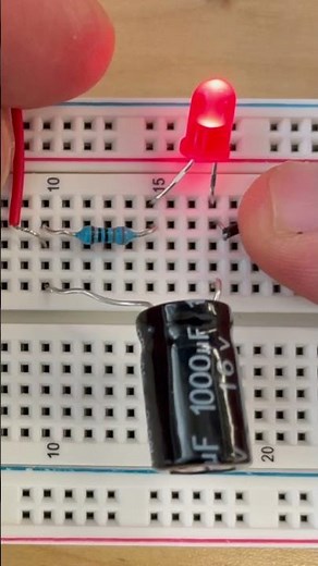 Basic Electronics Demo on Breadboard #basicelectronics