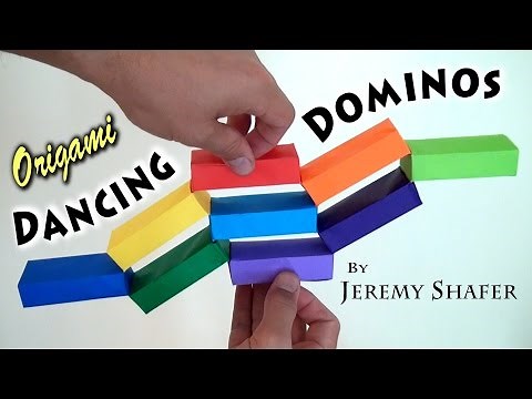 Origami Dancing Dominoes