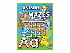 Animal Mazes & Alphabet Tracing Printable Version - Etsy Canada