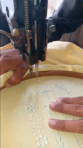 "Simple Embroidery Techniques for Beginners 😍 | #HowToMakeHandEmbroidery #Shorts"​