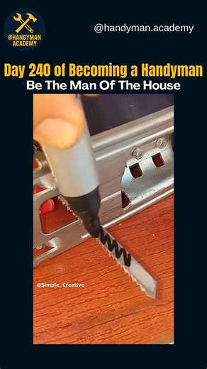 Be sure to remember this tip! How to cleanly cut laminate flooring? #fblifestyle Follow @handyman.academy for more tips and daily updates . . . . . . #handyman #handymanservices #homeimprovement #diy #contractor #painting #tvmounting #construction #renovation #plumbing #homerepair #home #furnitureassembly #carpentry #electrician #homerenovation #roofing #maintenance #flooring #repairs #Tools | Handyman academy