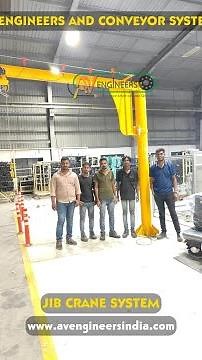 Pillar Mounted Jib Crane System (360 Degree Rotation)