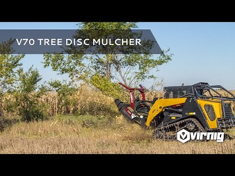V70 Tree Disc Mulcher - Skid Steer Attachment