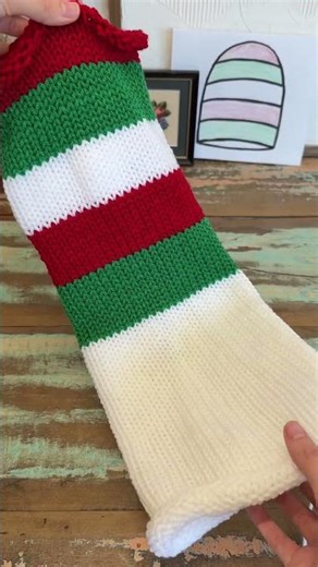 Knitting Machine Christmas Hat🧶🎄#knittingmachine #knithat