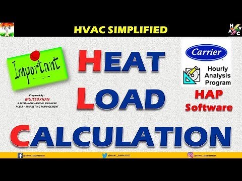 HVAC Training - HAP Heat Load Calculation | HVAC Online Training
