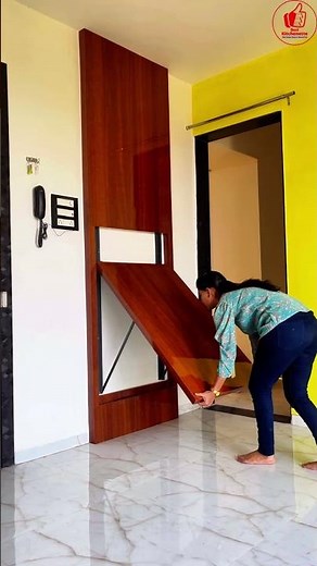 🍽️ Folding Dining Table | Space Saving Smart Furniture Design for Modern Homes ✨