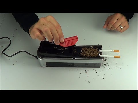 E2 Matic Electric Cigarette Rolling Injector Machine - Product Overview & Demo