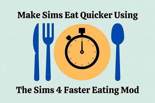 Sims 4 Faster Eating Mod: Remove All Distractions - We Want Mods