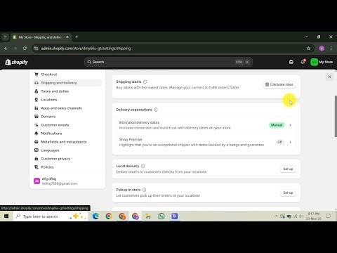 How To Connect Shipping To Shopify