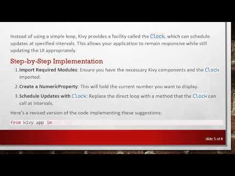 How to Dynamically Update Text in Kivy Label Widgets Using Clock