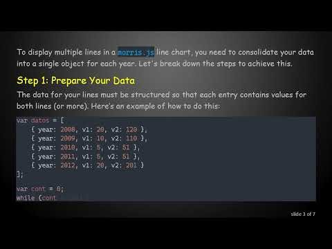 How to Display Multiple Lines with morris.js in Your Graphs