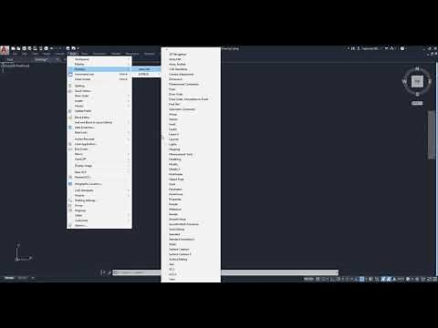 How to get back AutoCAD Classic workspace in AutoCAD 2020