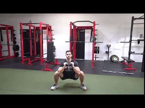 Wide Stance DB Goblet Squat