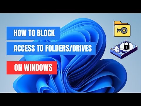 How To Restrict Folder and Drive Access in Windows 11/10