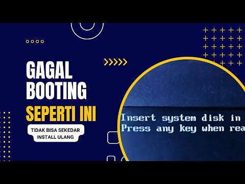 Laptop Eror Insert system disk in drive