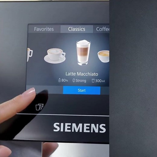 Siemens EQ700 Fully Automatic Coffee Machine Demo #Shorts | Siemens Home South Africa