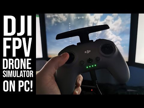 DJI FPV Drone - Train on your PC with the FPV Controller 2! No Virtual Flight App needed!!