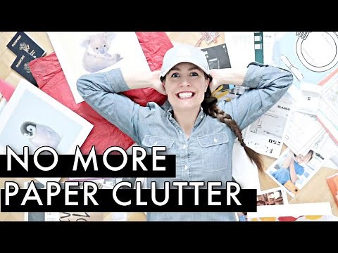 ✨destroy✨ PAPER CLUTTER for Good! » 10 Helpful Tips to Declutter Paper FAST in 2021 (Minimalism)