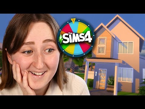 spinning a wheel to decide what i build in the sims
