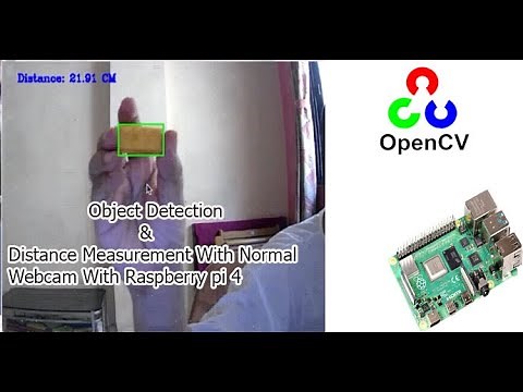 raspberry pi 4 opencv distance measurement | opencv raspberry pi 4 object distance measurement