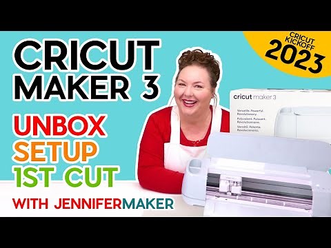 Cricut Maker 3 for Beginners: Unbox, Setup, & First Cut! (CRICUT KICKOFF Day #1)