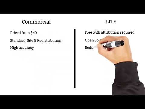IP2Location IP Geolocation Database: Differences between Commercial and LITE