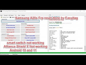 SAMSUNG A20s (SM-A207F) FRP RESET ISP Method BY EASY JTAG PLUS and UFI BOX