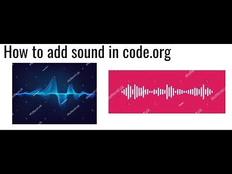 How to add sound in code.org