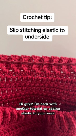 How to Crochet Waistband & Wristbands: Elastic Stitch Tutorial