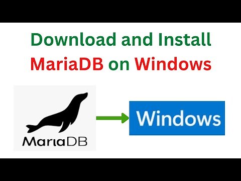 47. MySQL DBA: How to download and install MariaDB 11 on Windows 10/11 | 2024
