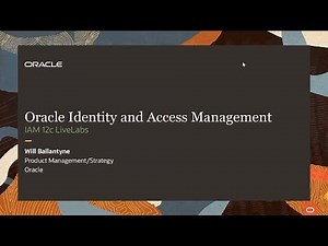 Oracle LiveLabs - Oracle Identity and Access Management (IAM) 12c R2
