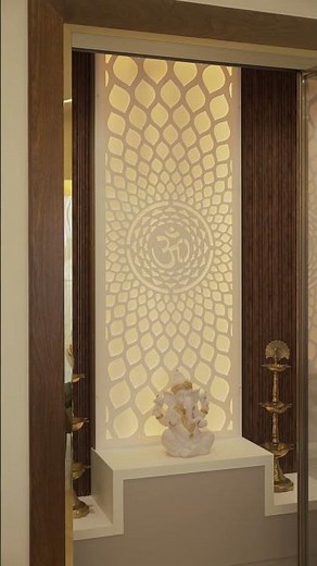 A Mandir that Glows | Best Interior Designers in Bangalore | The KariGhars