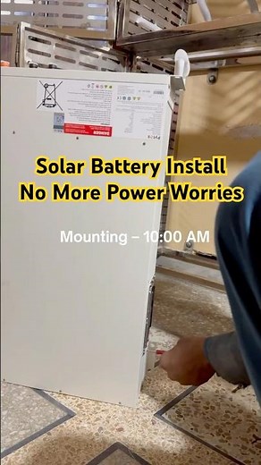 Smart Battery Storage Installed & Tested | Reliable Backup Power!