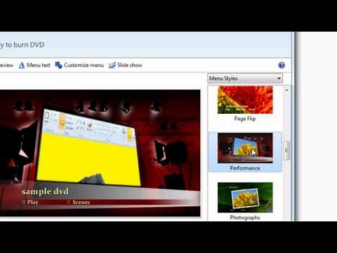 how to make a custom dvd with windows dvd maker