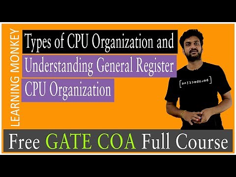 Types of CPU Organization and Understanding General Register CPU Organization || Lesson 48 ||