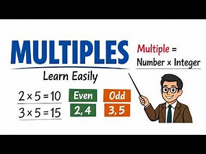 Multiples Made Easy | Learn Multiples, Even & Odd Rules | Math Basics
