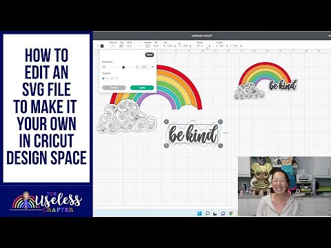 How To Edit an SVG File To Make It Your Own in Cricut Design Space | The Useless Crafter