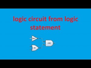 Logic statement to logic circuit IGCSE/O LEVEL