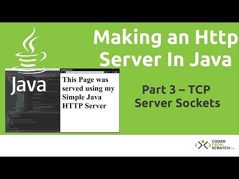 Make a Simple HTTP Server in Java - Java Tutorial - Part 3: Server Sockets